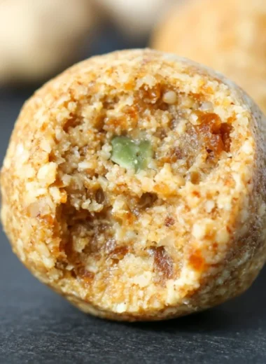 Cozy anti-inflammatory ginger energy balls packed with nutrients and flavor