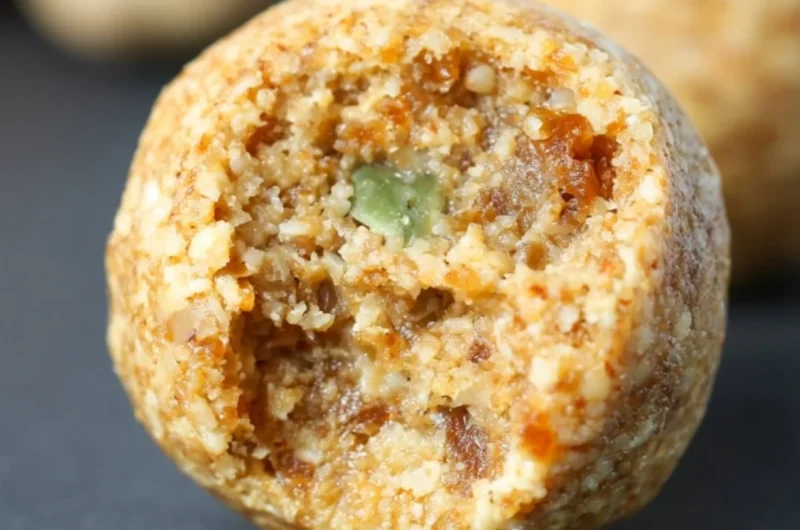 Cozy anti-inflammatory ginger energy balls packed with nutrients and flavor