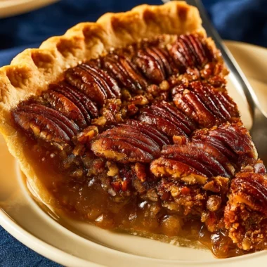 Delightfully Delicious Diabetic Pecan Pie served on a rustic wooden table