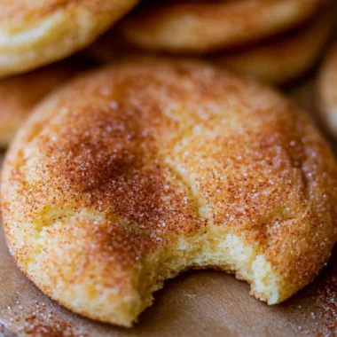 Soft and chewy snickerdoodle cookies with cinnamon sugar coating