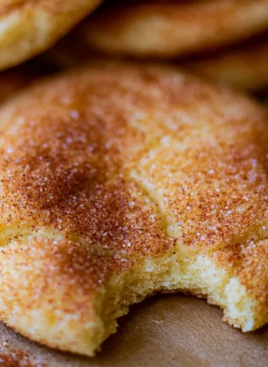 Soft and chewy snickerdoodle cookies with cinnamon sugar coating